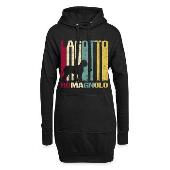 Lagotto Romagnolo Vintage - Hoodie Dress - black - Front