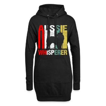 Aussie Chuchoter Vintage - Sweat-shirt à capuche long Femme - noir - Devant