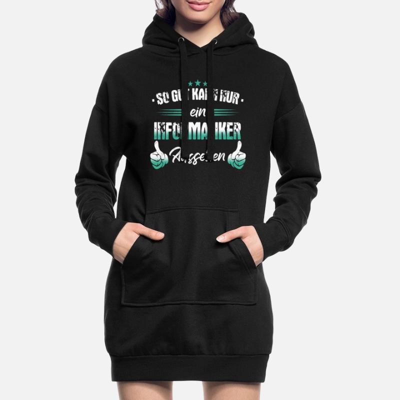 Informatiker Programmierer Informatik Spruch Hoodie-Kleid