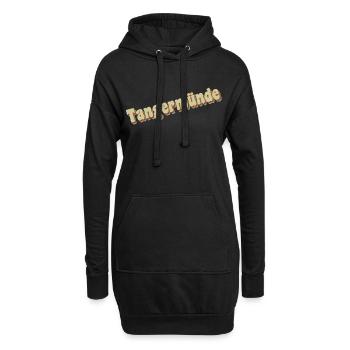Tangermünde - Hoodie-Kleid - Schwarz - Vorne