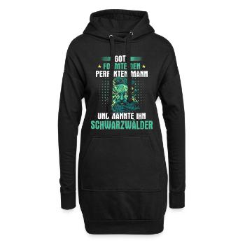 Schwarzwald Schwarzwälder Heimat Spruch - Hoodie-Kleid - Schwarz - Vorne