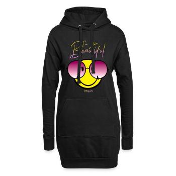I´m Beautiful - Hoodie-Kleid - Schwarz - Vorne
