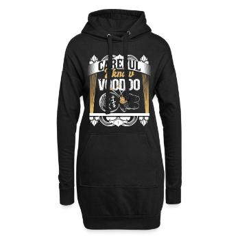 Voodoo Puppe Horror - Hoodie-Kleid - Schwarz - Vorne