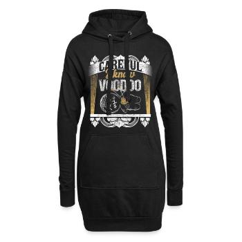 Voodoo Loa Magic Idée Cadeau - Sweat-shirt à capuche long Femme - noir - Devant