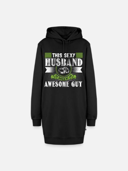Homo Ehe Partnerschaft - Hoodie-Kleid - Schwarz