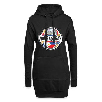 Norzagaray Philippinen Flagge Reise Souvenir Abzeichen - Hoodie-Kleid - Schwarz - Vorne
