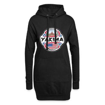 Yakima USA Drapeau des États-Unis Souvenir de voyage Badg - Sweat-shirt à capuche long Femme - noir - Devant
