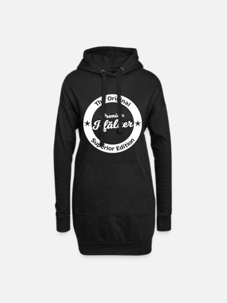 Der Beste aus der Pfalz - Hoodie-Kleid - Schwarz