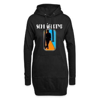golf schlägertyp - Hoodie-Kleid - Schwarz - Vorne