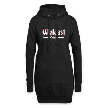 Wolgast - Hoodie-Kleid - Schwarz - Vorne