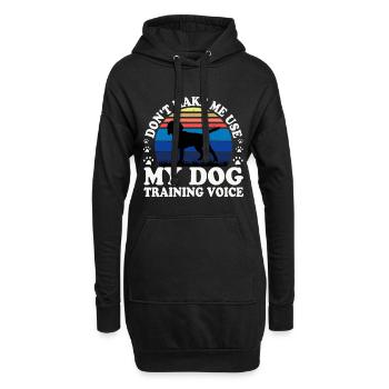 Beagle Dog Lover Silhouette Vintage Sunset - Sweat-shirt à capuche long Femme - noir - Devant