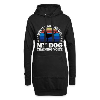 Harrier Dog Lover Silhouette Vintage Sunset - Sweat-shirt à capuche long Femme - noir - Devant
