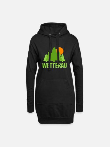 Wetterau - Hoodie-Kleid - Schwarz