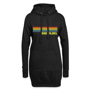 Bad Vilbel - Hoodie-Kleid - Schwarz - Vorne