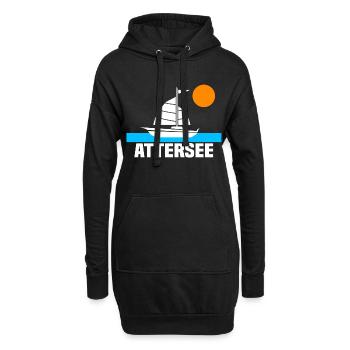 Attersee - Hoodie-Kleid - Schwarz - Vorne