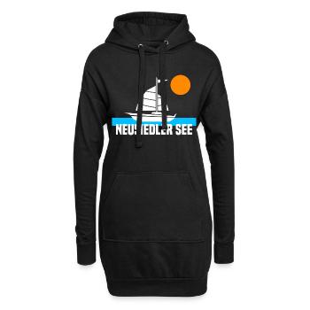 Neusiedler See - Hoodie-Kleid - Schwarz - Vorne