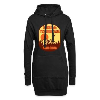 Mallorca Serra de Tramuntana - Hoodie-Kleid - Schwarz - Vorne