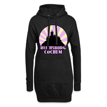 Reichsburg Cochem - Hoodie-Kleid - Schwarz - Vorne