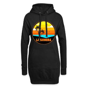 La Gomera - Hoodie-Kleid - Schwarz - Vorne