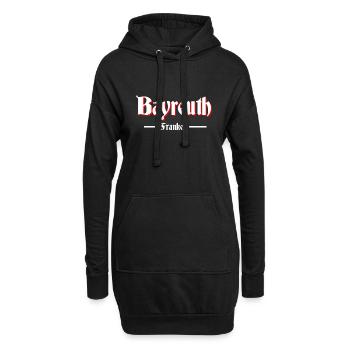 Bayreuth - Hoodie-Kleid - Schwarz - Vorne