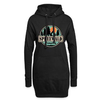Spreewald Camping - Hoodie-Kleid - Schwarz - Vorne