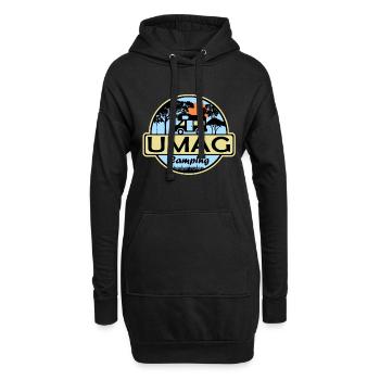 Umag Camping - Hoodie-Kleid - Schwarz - Vorne