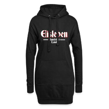 Eisleben - Hoodie-Kleid - Schwarz - Vorne