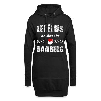 Die Legenden aus Bamberg - Hoodie-Kleid - Schwarz - Vorne