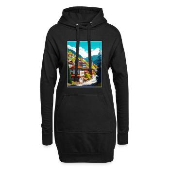 Artvin Türkei Vintage Reiseposter WPA Souvenir - Hoodie-Kleid - Schwarz - Vorne