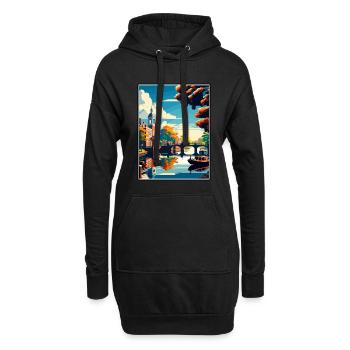 Amstelveen Niederlande Vintage Reiseposter WPA - Hoodie-Kleid - Schwarz - Vorne