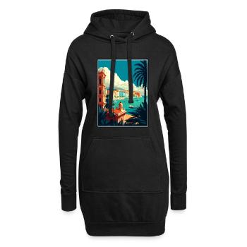 Syrakus Italien Vintage Reiseposter WPA Souvenir - Hoodie-Kleid - Schwarz - Vorne