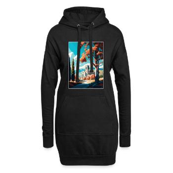 Avila Spanien Vintage Reiseposter WPA Souvenir - Hoodie-Kleid - Schwarz - Vorne