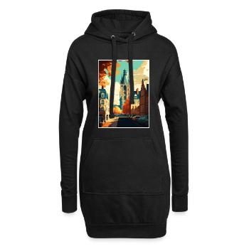 Maastricht Niederlande Vintage Reiseposter WPA - Hoodie-Kleid - Schwarz - Vorne