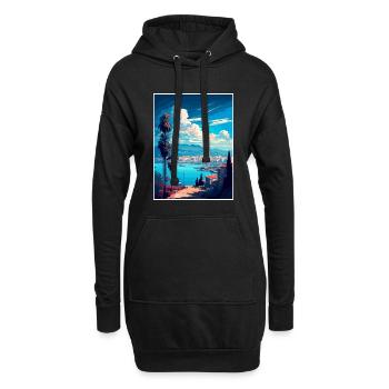 Izmir Türkei Vintage Reiseposter WPA Souvenir - Hoodie-Kleid - Schwarz - Vorne