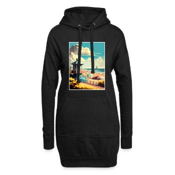 Zandvoort Niederlande Vintage Reiseposter WPA - Hoodie-Kleid - Schwarz - Vorne