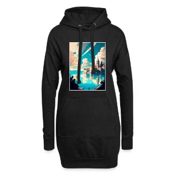 Split Kroatien Vintage Reiseposter WPA Souvenir - Hoodie-Kleid - Schwarz - Vorne