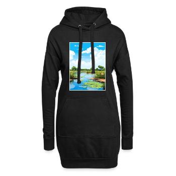 Tablas de Daimiel Nationalpark Spanien Souvenir - Hoodie-Kleid - Schwarz - Vorne