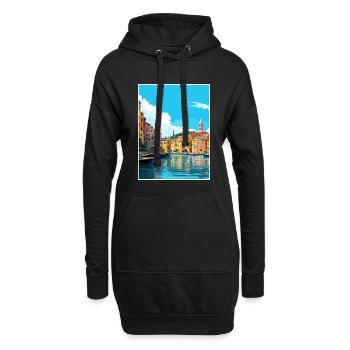 Palau Italien Vintage Reiseposter WPA Souvenir - Hoodie-Kleid - Schwarz - Vorne