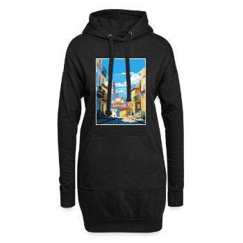 Vila Nova de Gaia Portugal Vintage Reiseposter - Hoodie-Kleid - Schwarz - Vorne