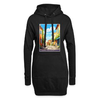 Aix En Provence Frankreich Vintage Reiseplakat WPA - Hoodie-Kleid - Schwarz - Vorne