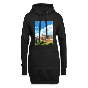 Aix En Provence Frankreich Vintage Reiseplakat WPA - Hoodie-Kleid - Schwarz - Vorne