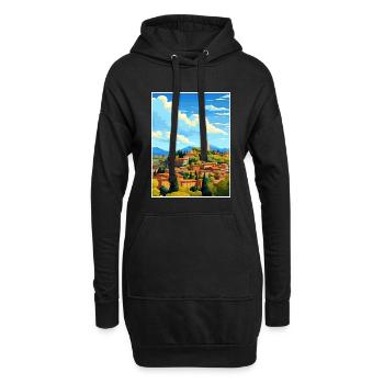 Aix En Provence Frankreich Vintage Reiseplakat WPA - Hoodie-Kleid - Schwarz - Vorne