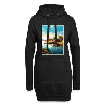 Aland-Inseln Finnland Vintages Reiseplakat WPA - Hoodie-Kleid - Schwarz - Vorne