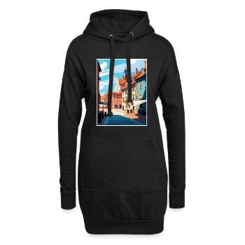 Olsztyn Polen Vintage Reiseposter WPA Souvenir - Hoodie-Kleid - Schwarz - Vorne