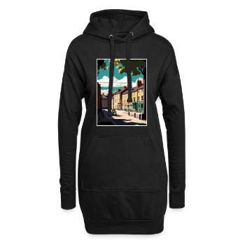Northallerton Malham Cove England Reiseposter - Hoodie-Kleid - Schwarz - Vorne