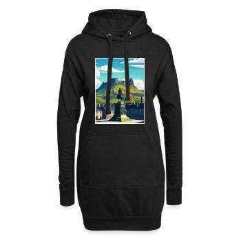 Stirling Scotlandscape Vintage Reiseposter WPA - Hoodie-Kleid - Schwarz - Vorne