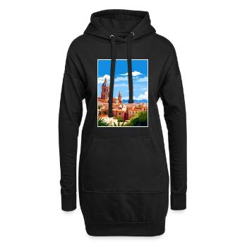 Murica Spanien Vintage Reiseposter WPA Souvenir - Hoodie-Kleid - Schwarz - Vorne