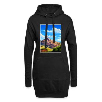 Toledo Spanien Vintage Reiseposter WPA Souvenir - Hoodie-Kleid - Schwarz - Vorne