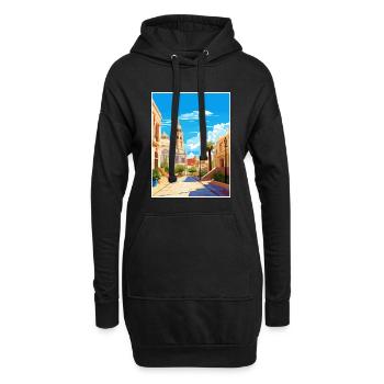 Murica Spanien Vintage Reiseposter WPA Souvenir - Hoodie-Kleid - Schwarz - Vorne