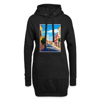 Lagos Portugal Vintage Reiseposter WPA Souvenir - Hoodie-Kleid - Schwarz - Vorne